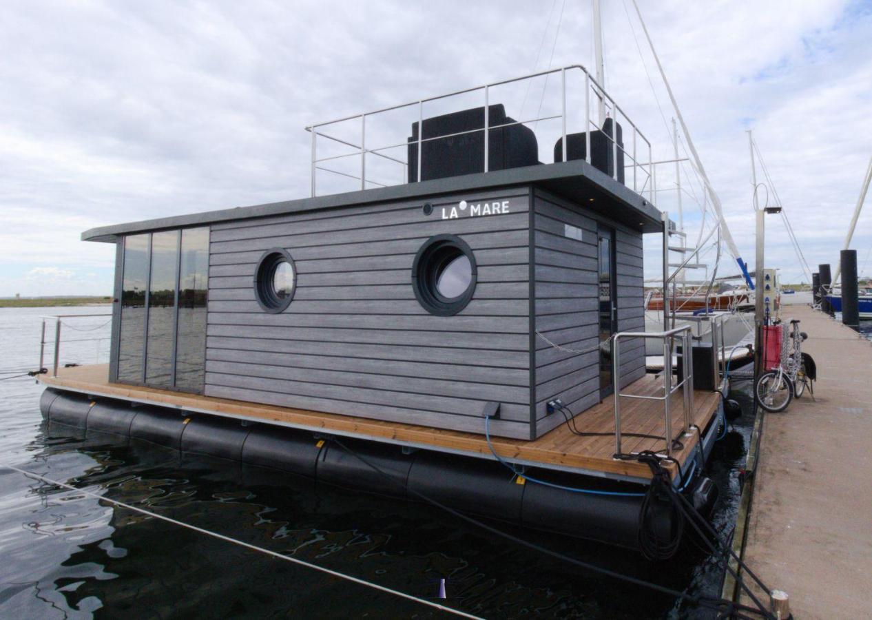 Hausboot Fjord Lacerta Mit Dachterrasse In Wendtorf エクステリア 写真