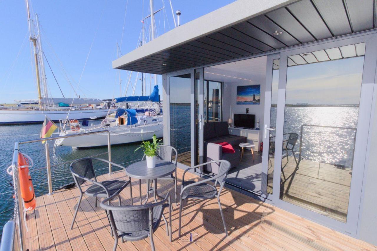 Hausboot Fjord Lacerta Mit Dachterrasse In Wendtorf エクステリア 写真
