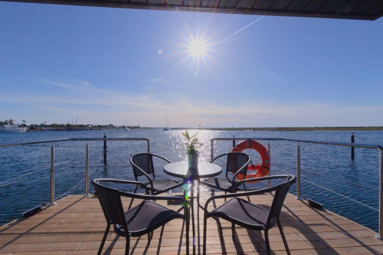 Hausboot Fjord Lacerta Mit Dachterrasse In Wendtorf エクステリア 写真
